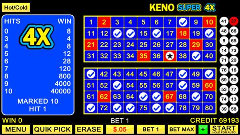 Keno Super 4X .